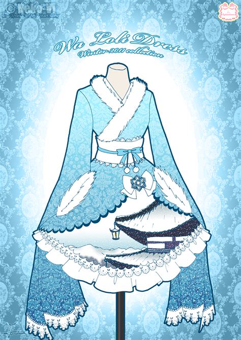 When you are drawing clothes for your anime character, it's not so important to how to draw, but what to draw. Wa Loli Winter Dress by Neko-Vi on DeviantArt