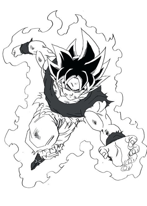 Continuación de dragon ball, serie animada que fue dada a conocer en japón en el año 1986. Goku Ssj Blue Dibujo Para Colorear