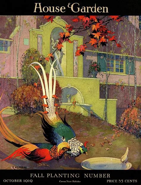 Maybe you would like to learn more about one of these? A House And Garden Cover Of Peacocks by L. V. Carroll in ...