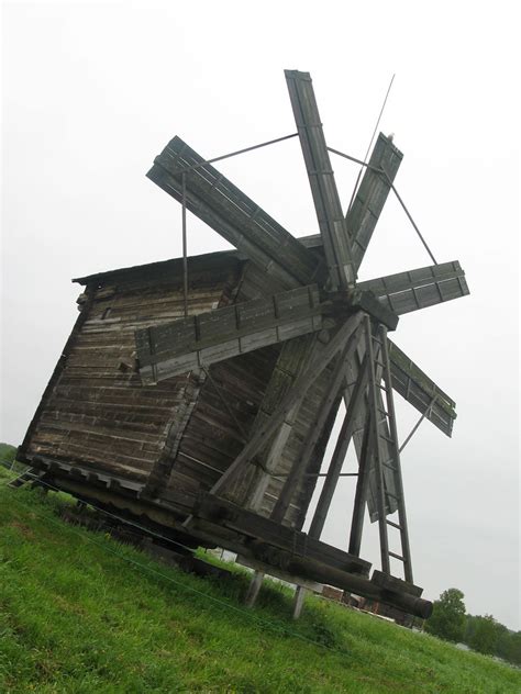 It converts the wind's energy into rotational energy. Kizhi windmill | There's a Russian saying: It takes 12 ...