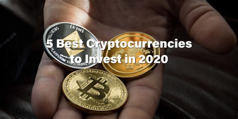 This cryptocurrency is still the first in terms of market cap (and in terms of price). 5 Best Cryptocurrencies to Invest in 2020