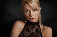 ekaterina enokaeva blue blonde model wallpaper eyes girl bra face women lace irtr hair wallhaven wide portrait simple background long