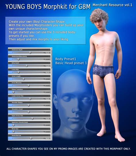 Young boys dive in for a swim! Young Boys Morphkit for G8M - Merchant Resource 1 | 3D ...