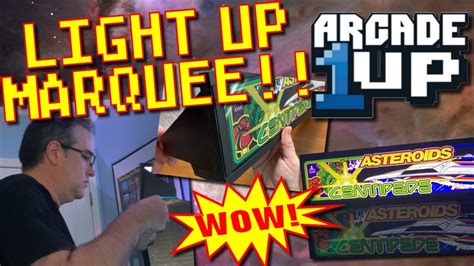 Is it quality or cost that motivates your. Arcade 1up Light Up Marquee Install (WOW!) - YouTube