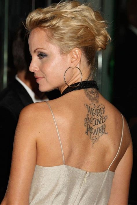 Maybe you would like to learn more about one of these? Mena Suvari's back tattoo | Tattoos, Back tattoo