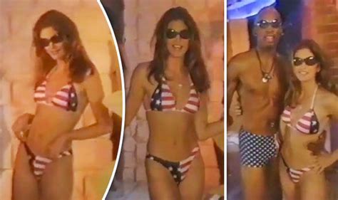 Vanessa jordin oils herself up and masturbate. Cindy Crawford STRIPS OFF and cosies up to Dennis Rodman ...