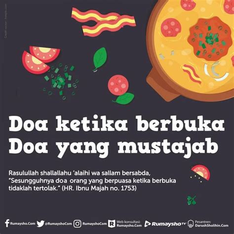 Membaca basmallah sebelum makan kurma atau minum (berbuka), mulai berbuka setalah itu membaca doa berbuka di atas. DOA KETIKA BERBUKA PUASA DOA YANG MUSTAJAB | Kutipan ...