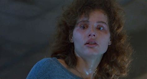 It was first filmed in 1958, and then again in 1986. Horror Actressing: Geena Davis in "The Fly" - Blog - The ...