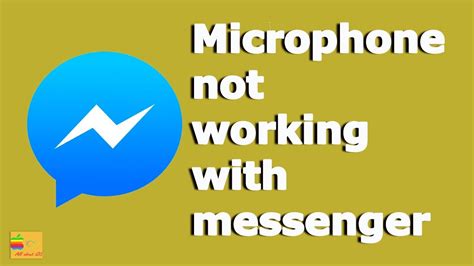 Look for exciting additions and updates to your app very soon. Why microphone is not working for Messenger app in iPhone ...
