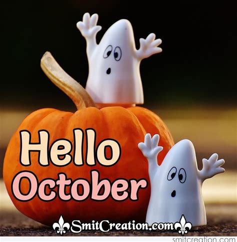 October Month Wishes, Quotes Images - SmitCreation.com