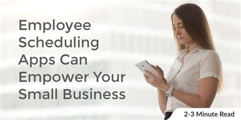 Compare small business employee scheduling software. Employee Scheduling Apps Can Empower Your Small Business