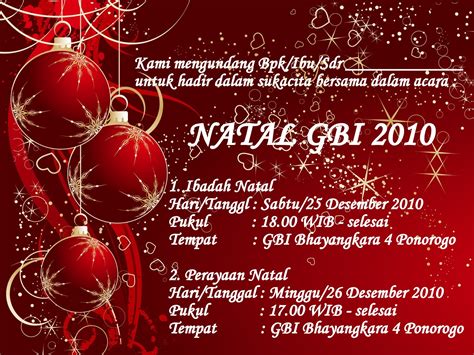 Tidak terasa natal sudah semakin dekat. Gereja Bethel Indonesia Ponorogo: Acara Natal 2010 GBI Ponorogo
