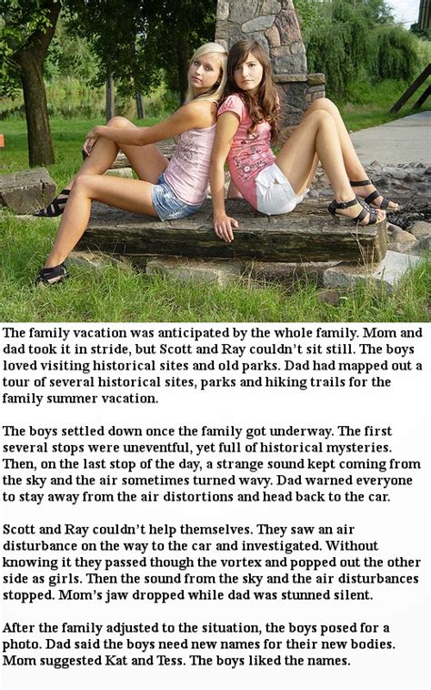 I was camping solo in my rv at a state park last week and there were no other campers in my area. Krazy Kay's TG Captions and Swaps: Family Vacation