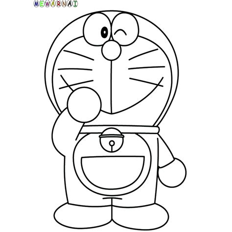 Doraemon merupakan serial anime yang ditulis oleh fujiko f. Gambar Mewarnai Doraemon : Cara Menggambar Doraemon Dan ...