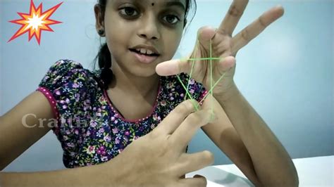 How do you make a star on your finger? How to make Letters with Rubber Bands | Rubber band STAR ...