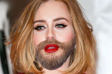 Find out what types of facial hair styles exist and how to choose the one that will suit you best. Adele reveals she's grown a BEARD since getting pregnant ...