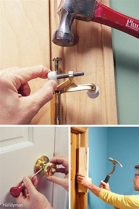 How to fix those loose and jiggly cupboard doors on your kitchen or bathroom cabinets. Door Repair | Diy home repair, Diy home improvement, Home ...