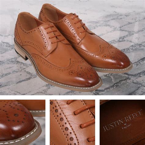 We did not find results for: Justin Reece 4 Hole Leather Upper Lace Up Smart Style Shoe Tan | Adaptor Clothing