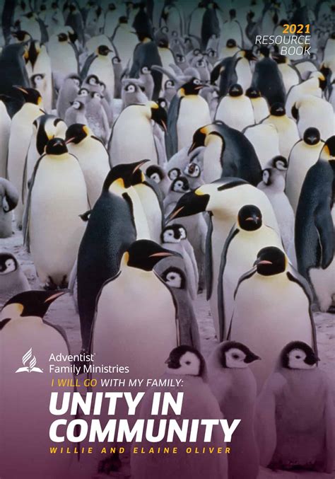 Changing lives through a love of books and shared reading.(book)mark the date in your calendars: Resource Book 2021: Unity in Community - Adventist Family Ministries