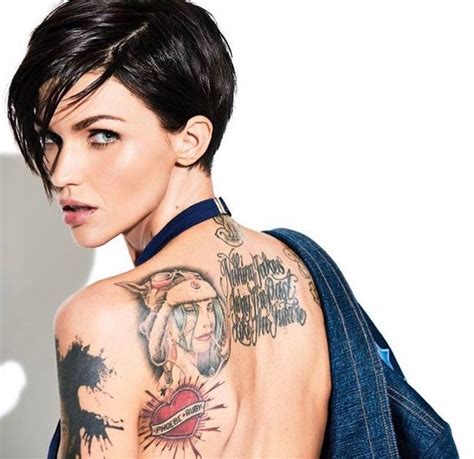 18 01 2020 ruby rose. Pin by Barbara on Frisuren | Ruby rose tattoo, Ruby rose ...