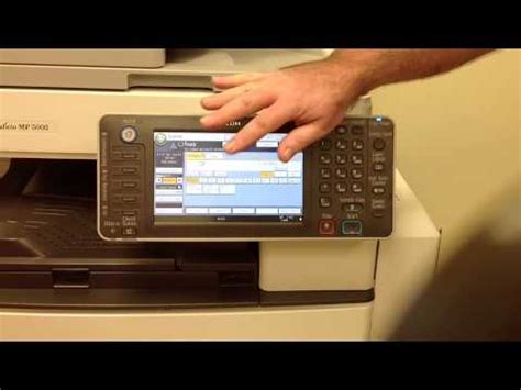 For security reasons change it when you can! Ricoh Printer Training - YouTube