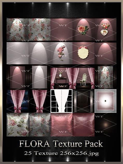 Make and sell products on imvu usings katsbits (via jazzkat) derivable rooms, furniture, clothing and pets. ~ FLORA IMVU TEXTURE PACK ~ - WildRoseGr