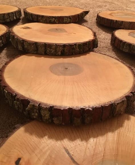 Set of 10 12 inch wood slices wedding centerpieces wood | etsy. Wood Slab Centerpieces Near Me - New England Museum Barn ...