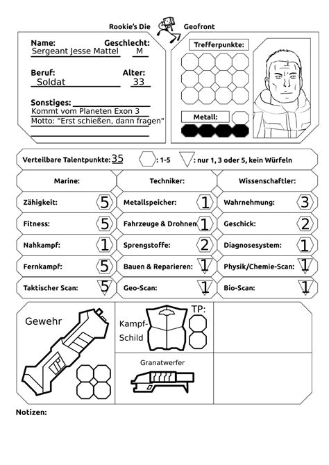 Welches programm nutzt ihr dafür? Pen And Paper Charakterbogen / Charakterbogen Mers / In ...