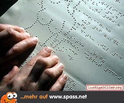 Eine brasilianische kreativagentur hat die steine so modifiziert, dass sie als blindenschrift genutzt. Bildhafte Blindenschrift | Lustige Bilder auf Spass.net