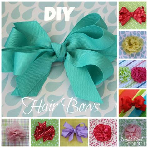 Separate the bubble of hair down the middle. 10 DIY Hair Bow Tutorials for Girls - Pretty Designs