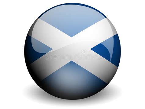 The flag of scotland (scottish gaelic: флаг Норвегия круглая иллюстрация штока. иллюстрации ...