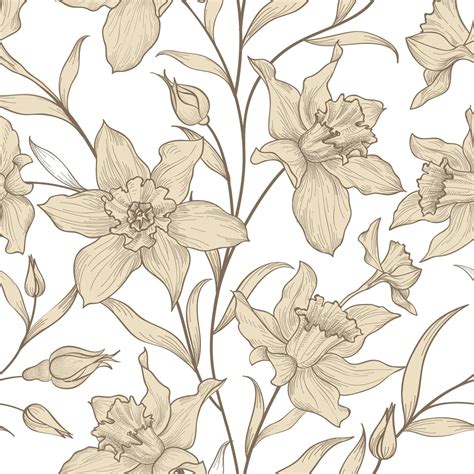 We did not find results for: Floral seamless pattern. Flower daffodil background ...