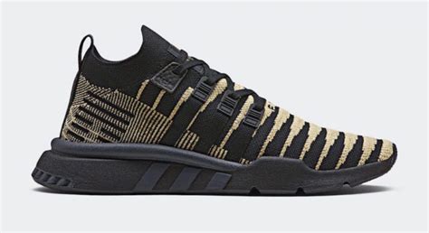 Collegiate green/core black/bold gold style code: First Look At The Dragon Ball Z x adidas EQT Support Mid ADV Shenron Black Gold • KicksOnFire.com