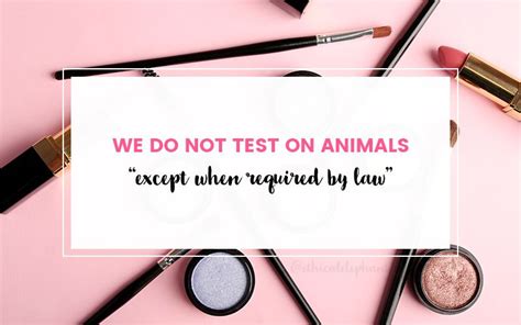 Since l'oréal products are sold in china, they must test their products on animals by law. Why Aveda, Smashbox, Bath & Body Works Are Not Cruelty ...
