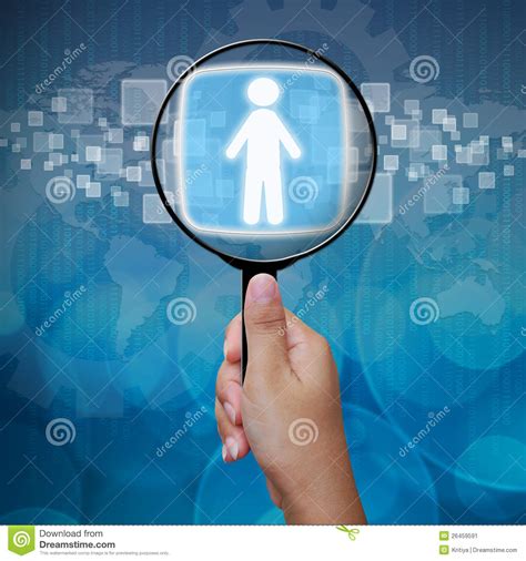 Choosing the right person stock image. Image of find - 26459591