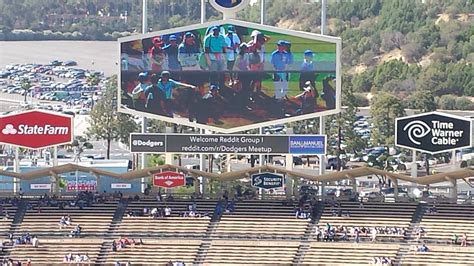 Back in march, we announced that the legendary mr. /r/Dodgers had a meetup today and got on the screen ...