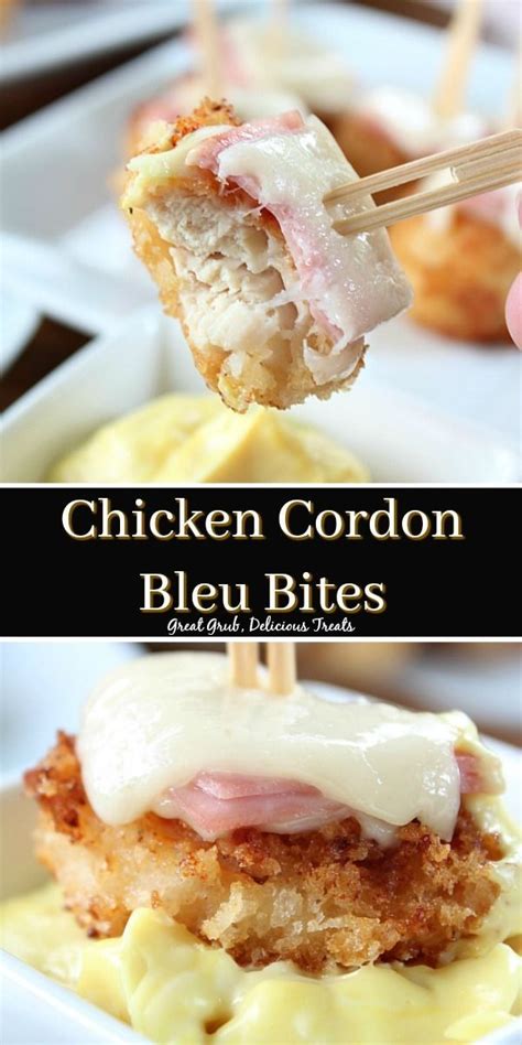 15% price increase if less than 25 persons. Chicken Cordon Bleu Bites are delicious bite-sized breaded ...