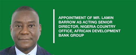 We're here to provide access to financial products and give you the information necessary to make the best possible decision for you, your family, or your business! DEVCOM NIGERIA: Appointment of Mr. Lamin Barrow as Acting ...