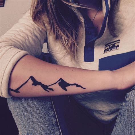 Where to get a tattoo in colorado springs? Simple mountain tattoo design 27 | Mountain tattoo simple ...
