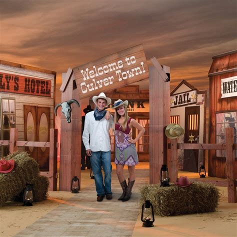 Great quality signs for a wild west party. Night in the Old West Decorating Kit | Western theme party ...
