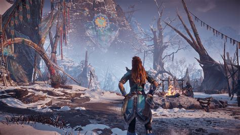 Three new people are going to spawn on the map. Horizon Zero Dawn: The Frozen Wilds DLC 4K Screenshots ...