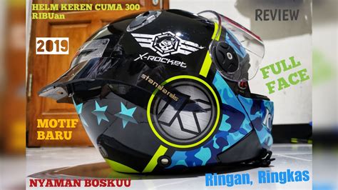 Penempelan menggunakan double tape 3m vhb kuat dan tidak merusak body helm. Unboxing dan Review singkat Helm FULL FACE Murah dan KEREN ...