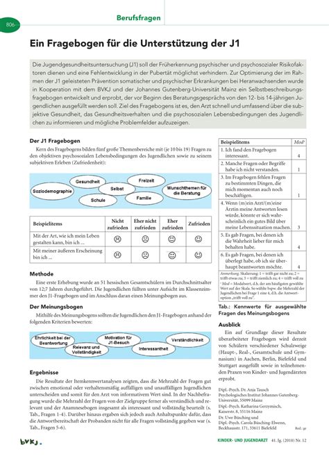 Check spelling or type a new query. J1 Fragebogen : Fragebogen Fur Die J1 Und J2 Kinderarzt ...