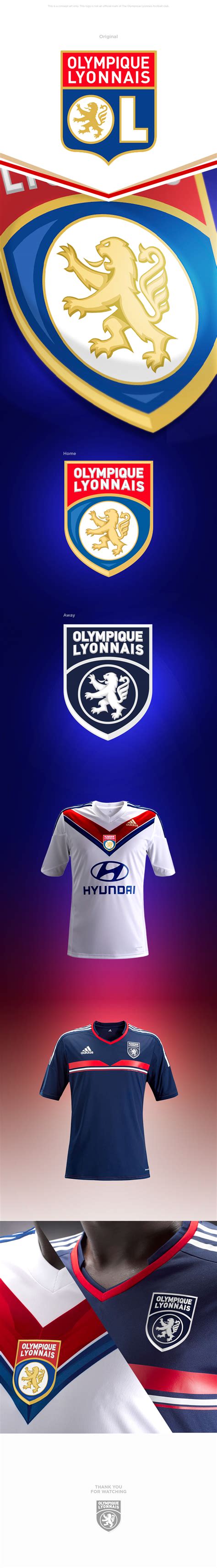 Depuis le 11/08/2000, revue de presse permanente et indépendante autour de l'@ol. OL rebrand design on Behance