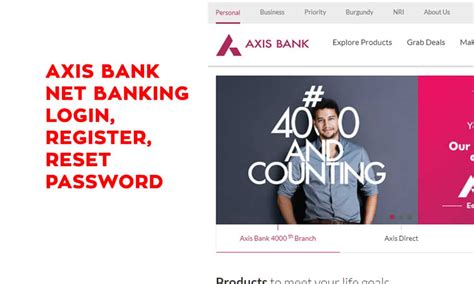 Each savings account offers unique features such as high transaction limit, free cheque books, etc. How to Register/Activate Axis Bank Net Banking - Personal ...