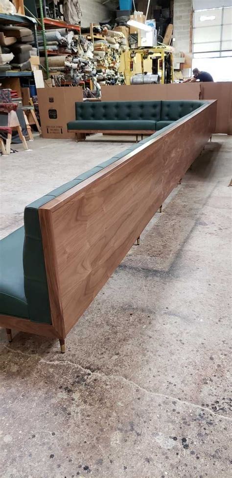 Modern banquette seating for transitional kitchen and rye new york. Mid century modern banquette in 2020 | Banquette seating ...