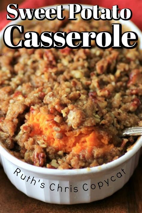 And is available for lunch, dinner and saturday brunch. Ruth's Chris Copycat Sweet Potato Casserole is fantastic for the holid… | Ruths chris sweet ...