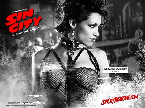 She voiced for disney and dc comics. SIN CITY 2 ROSARIO DAWSON "DUDE I AM NOT GETTING ANY ...