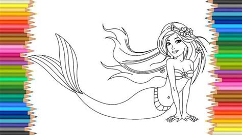 Printable barbie mermaid coloring pages. Pin on adult coloring pages