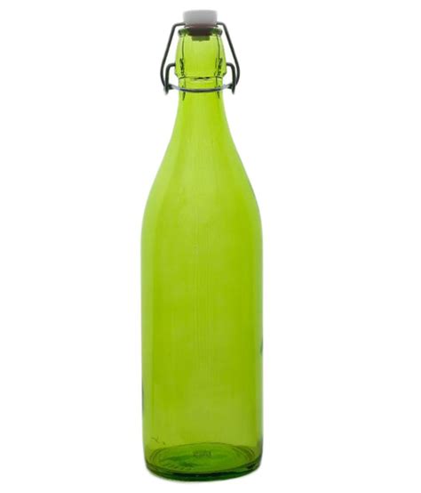 Bottled water is a product considered safe, although studies already proved fungi. RPA Green Glass Water Bottle: Buy Online at Best Price in ...